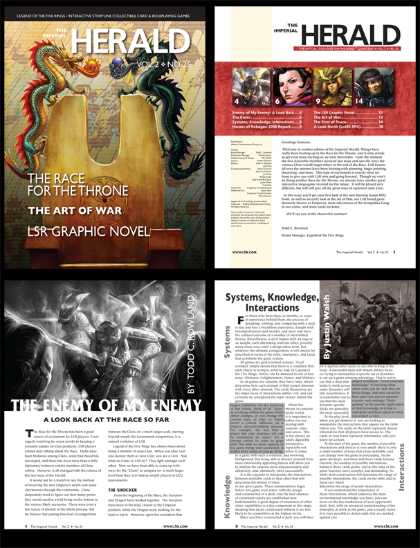Imperial Herald Issue 25 (Page Samples)